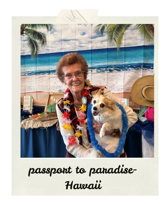 Optima Living April 2026 Newsletter 12 passport to paradise aster